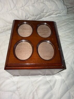 Bombay Keepsake Box with 4 Picture Slots - vintage 1990’s
